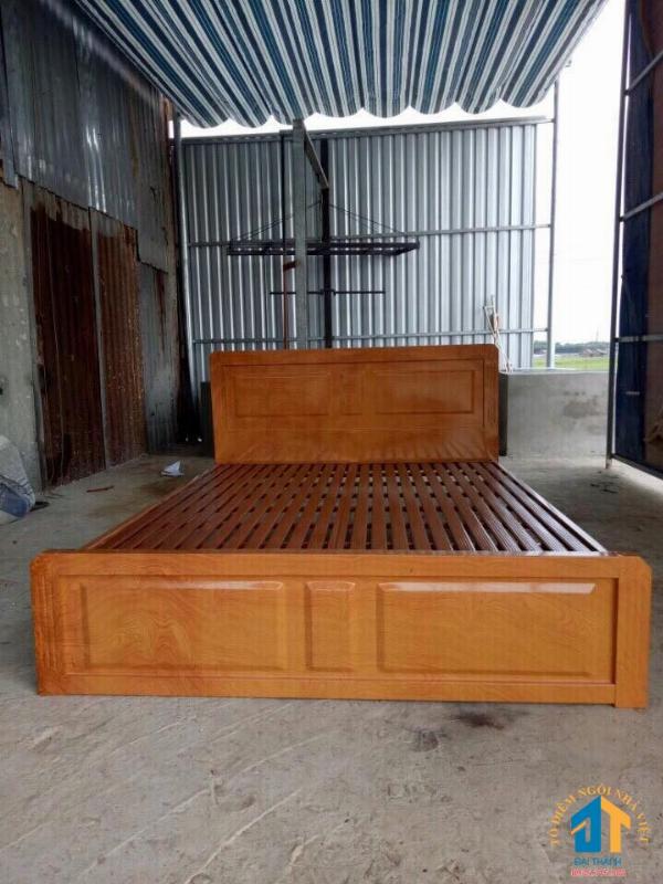 Giường sắt kiểu gỗ xuất khẩu Đại Thành 1M4X2M